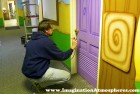 Airbrushing Kids Murals